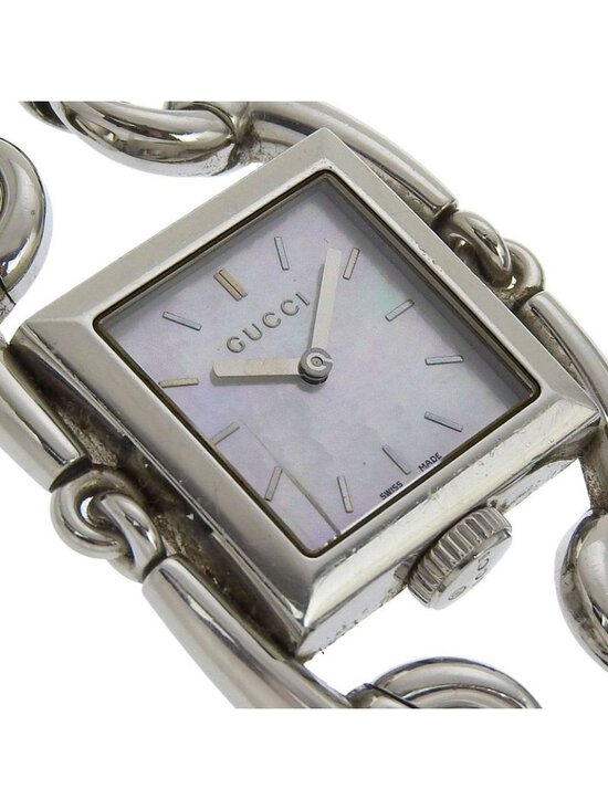 Gucci Signoria 116.3 Stainless Steel Quartz Analog Display White Shell main image 8